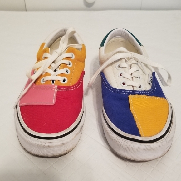 Shoes - Van's primary colors sneakers  men's 4.5 women's 6